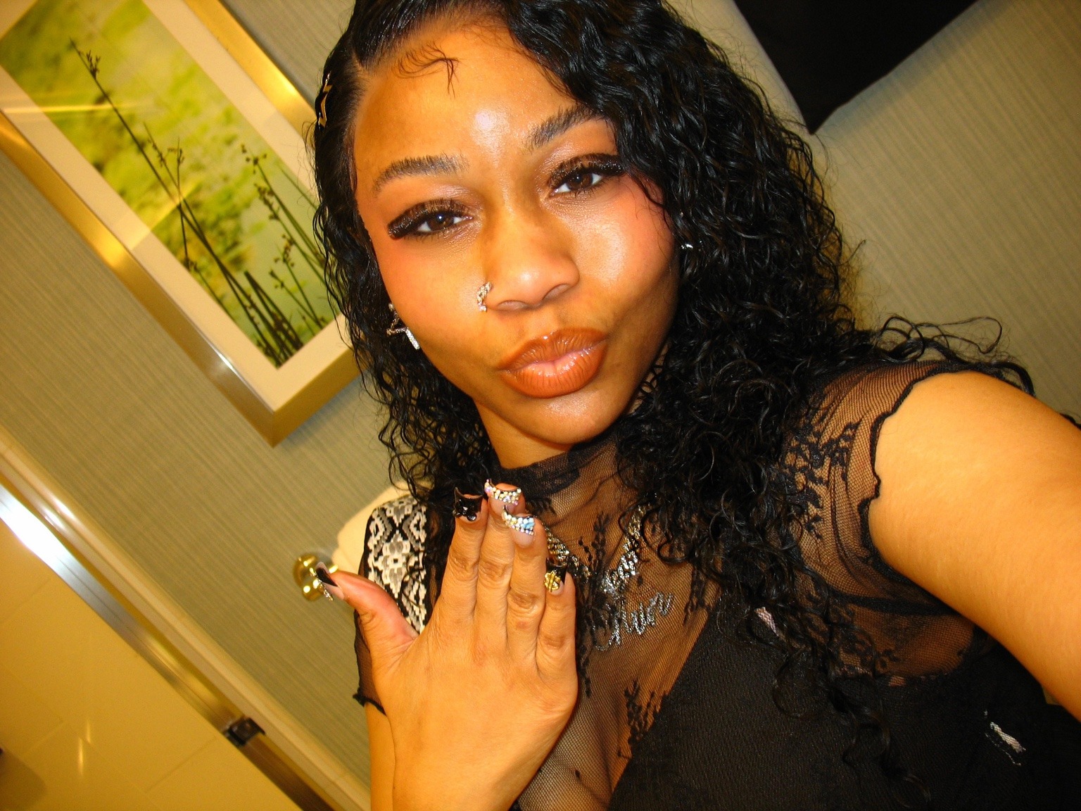 Chun makeup look