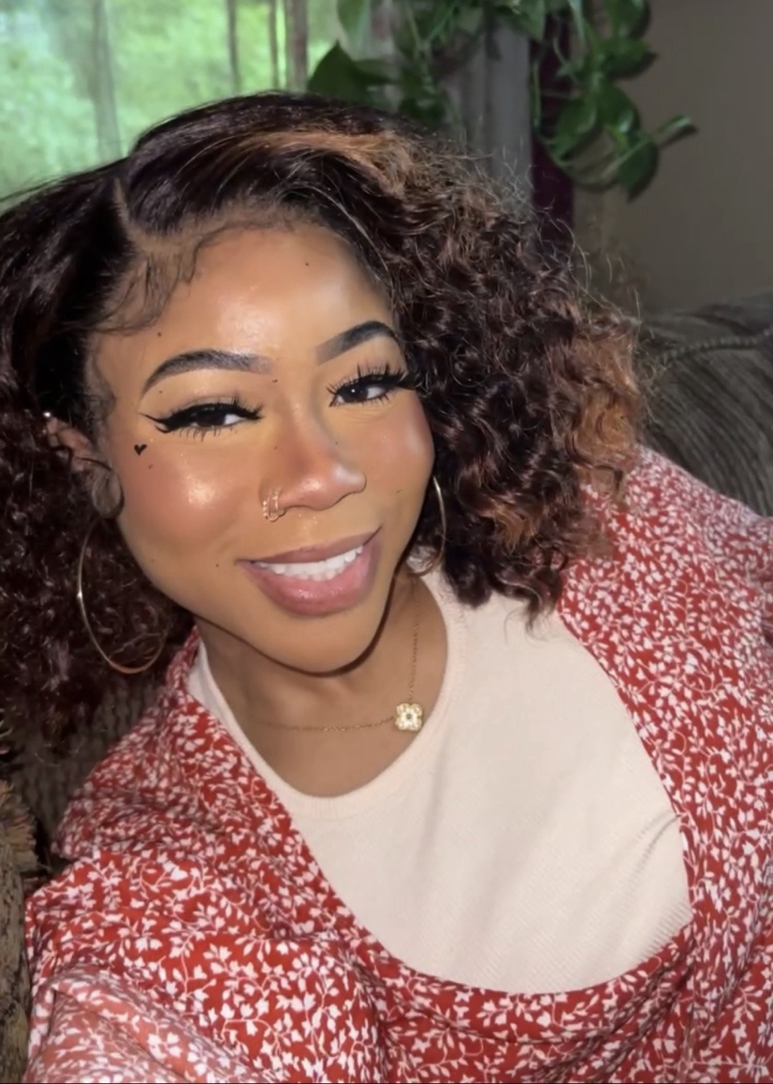 Chun curly hair